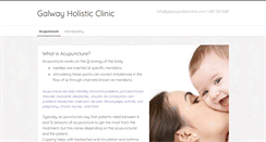 Desktop Screenshot of galwayholisticclinic.com